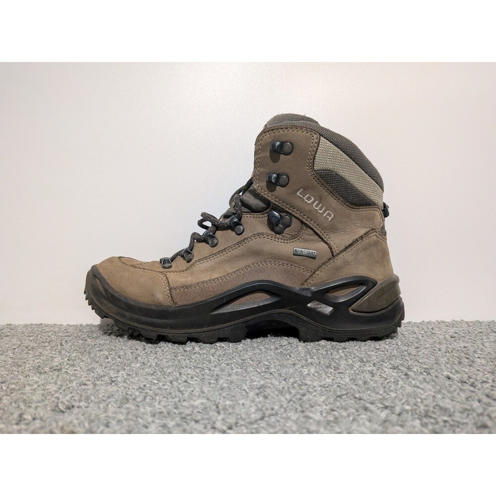 Lowa Renegade GTX Mid Leather Hiking Boots Womens Size 7 Brown